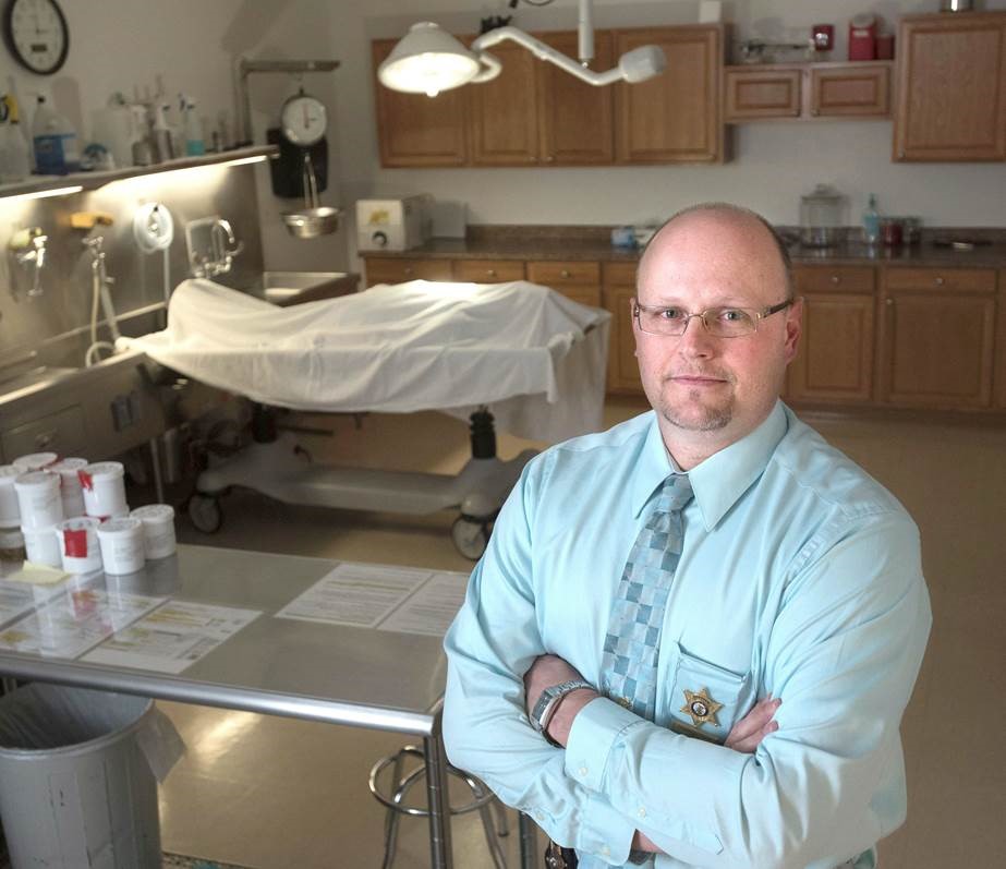 Duane Northrup in Coroner's Autopsy Suite